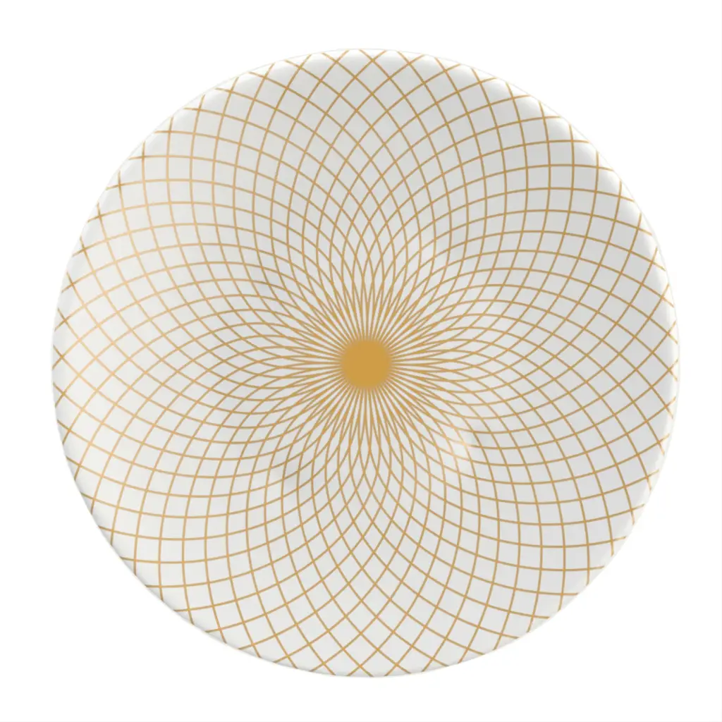 Restaurant Dessert Plate in Milk White - Restaurant Plates - 3/4 View