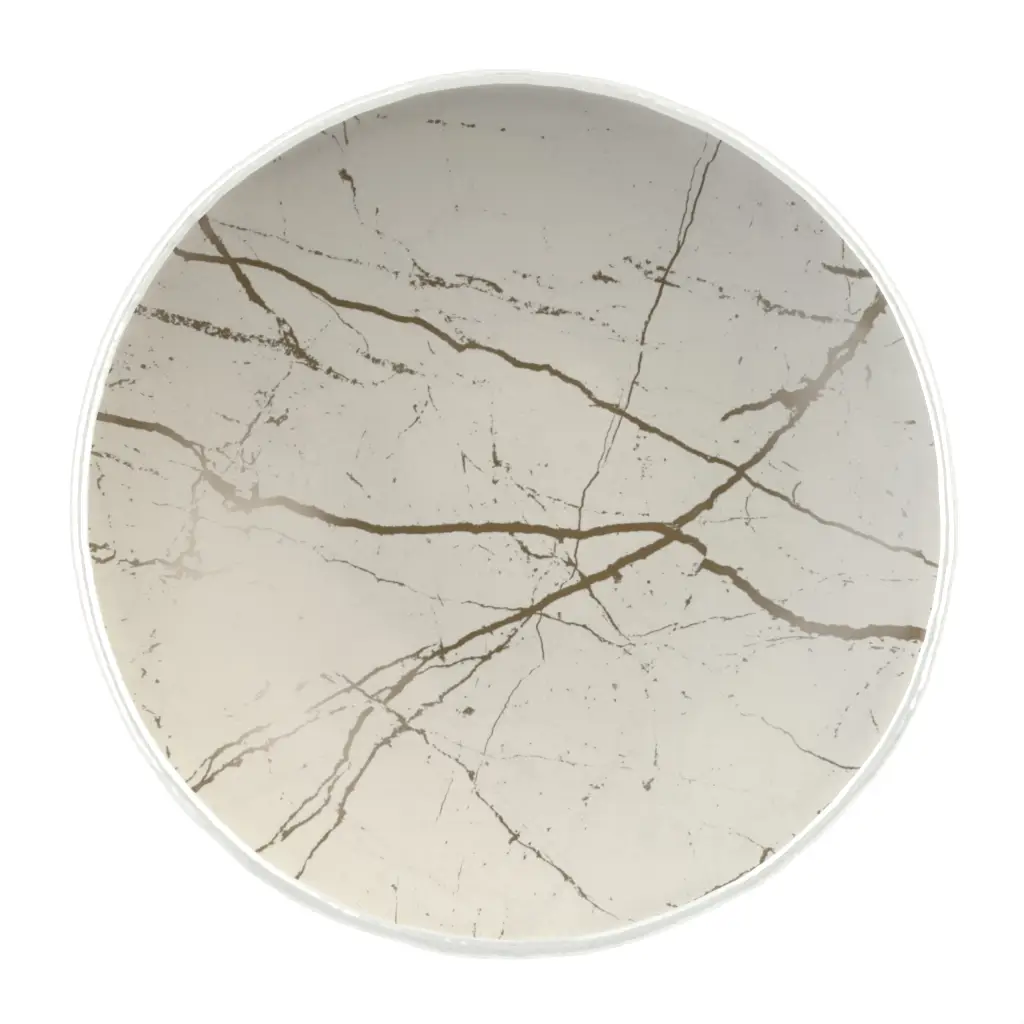 Restaurant Dinner Plate in Birch White - Restaurant Plates - 3/4 View
