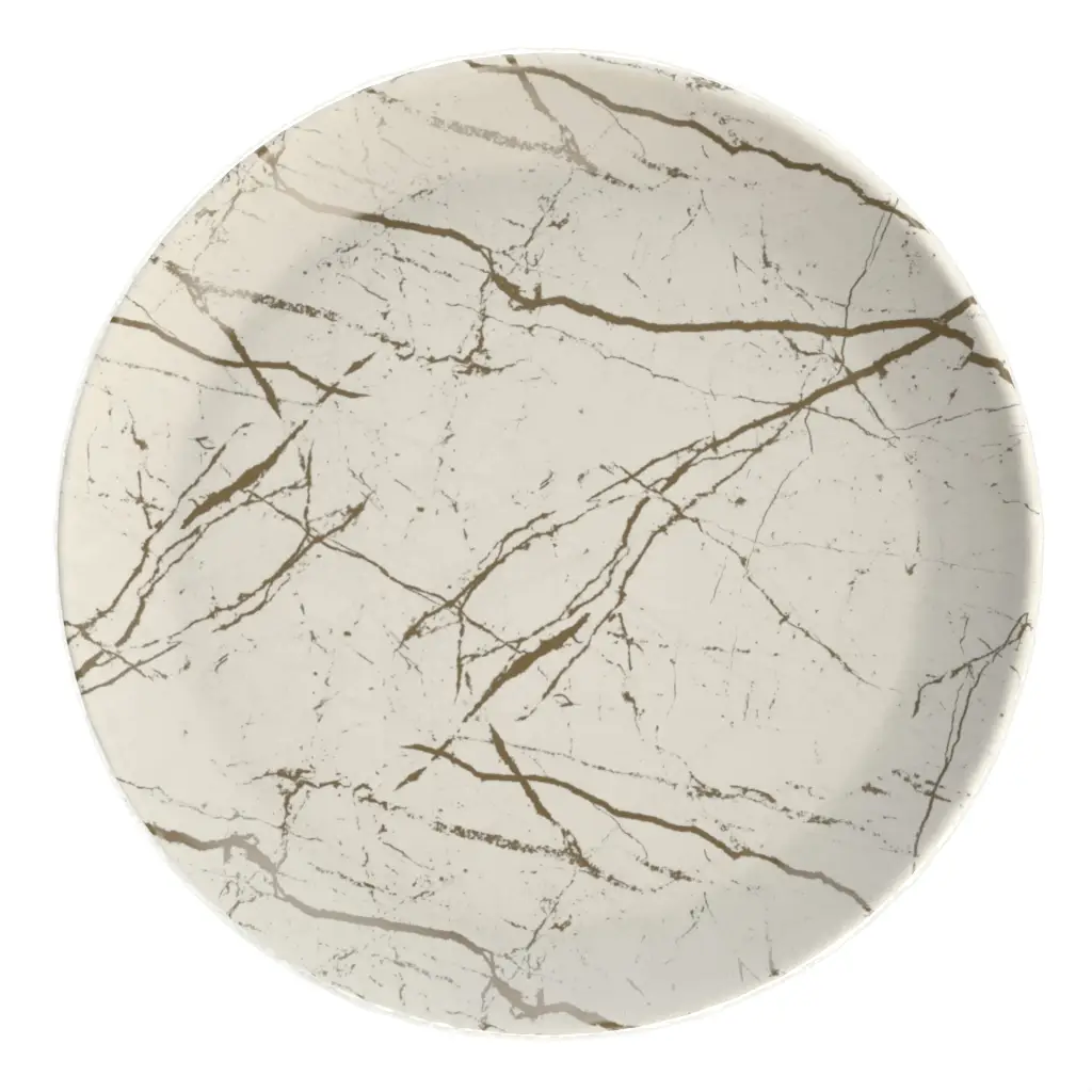 Restaurant Dinner Plate in Birch White - Restaurant Plates - 3/4 View