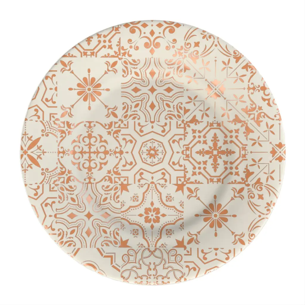 Restaurant Dinner Plate in Birch White - Restaurant Plates - 3/4 View