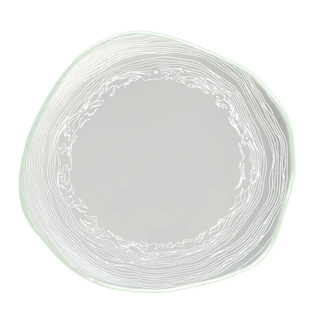 Restaurant Dinner Plates - Restaurant Plates | MyGlassStudio - 3/4 View