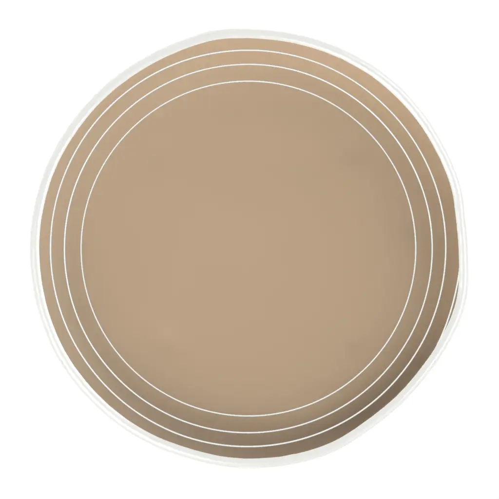Restaurant Salad Plate in Almond Beige - Side Plates - 3/4 View