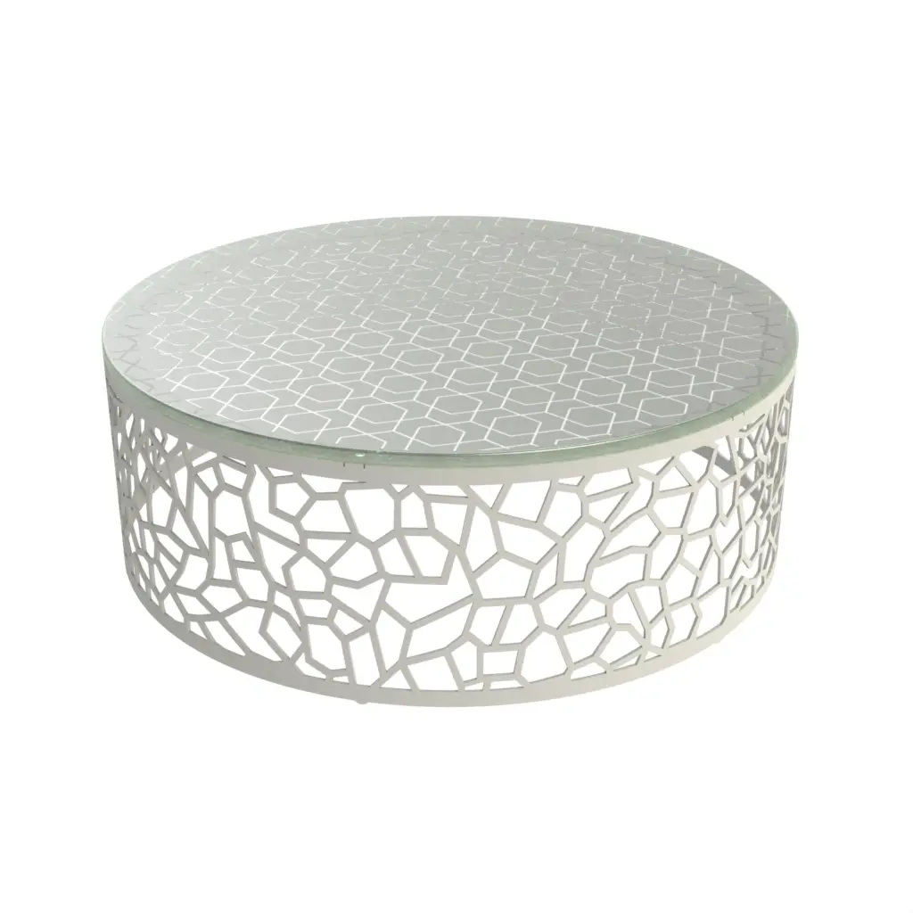Round Wedding Cake Stand in Dark Silver Gray - Cake Stands - 3/4 View