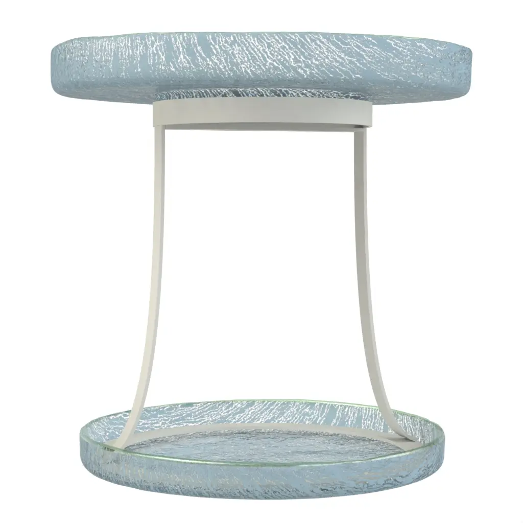 Seafood Tower Trays - Specialty Serveware | MyGlassStudio - 3/4 View