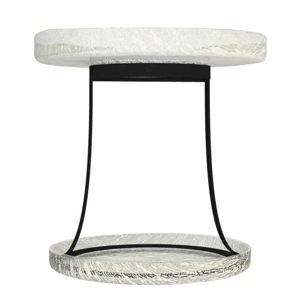 Seafood Tower Tray in Birch White - Specialty Serveware - 3/4 View