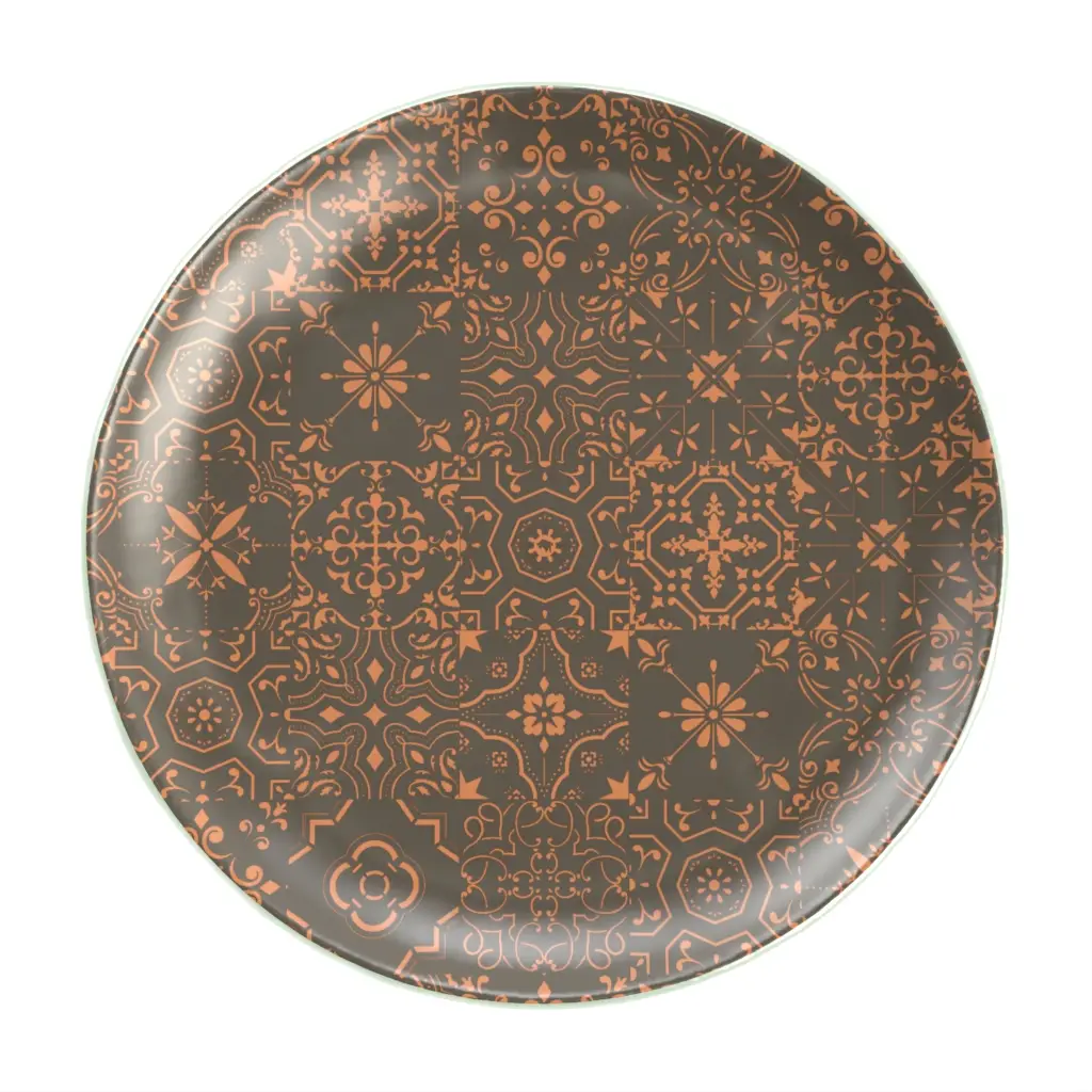 Serving Platter in Matte Silver - Buffet Serveware - 3/4 View