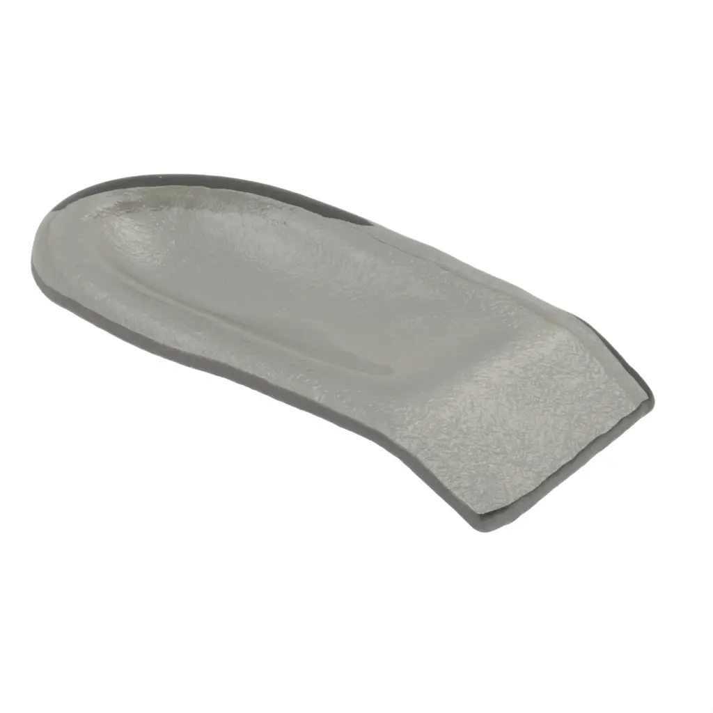 Serving Spoon Holder in Gray Textured Glass - Buffet Serving Utensils - 3/4 View