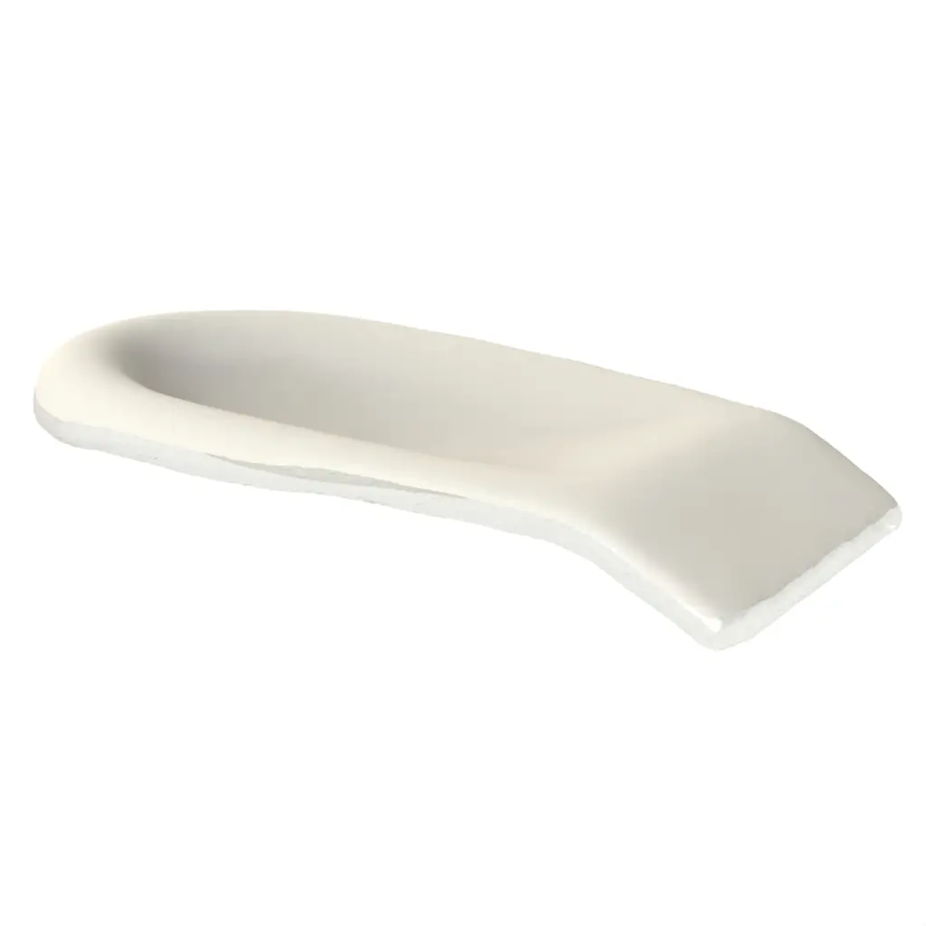 Serving Spoon Rest in Birch White - Buffet Serving Utensils - 3/4 View