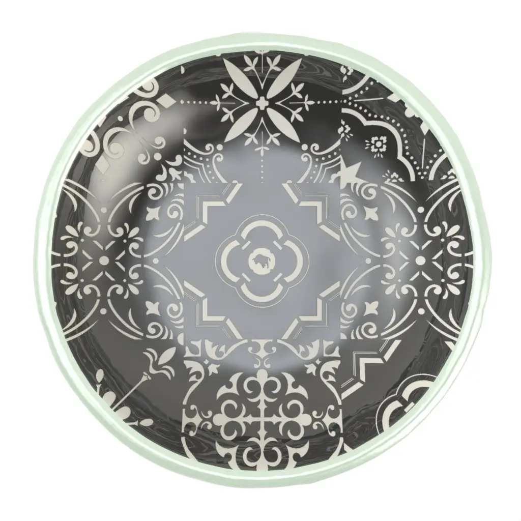 Small Appetizer Plate in Dark Gray - Side Plates - 3/4 View