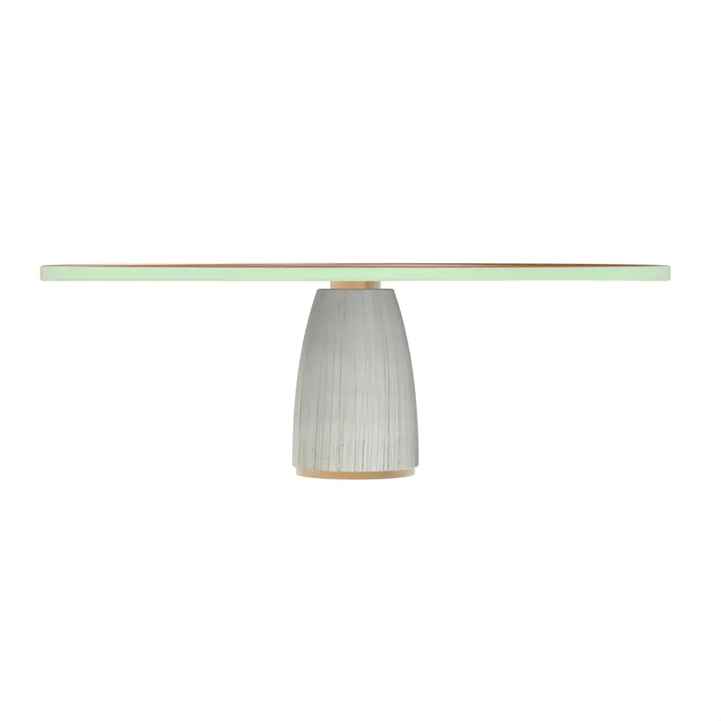 Small Cake Stand in Hermes Orange - Cake Stands - 3/4 View