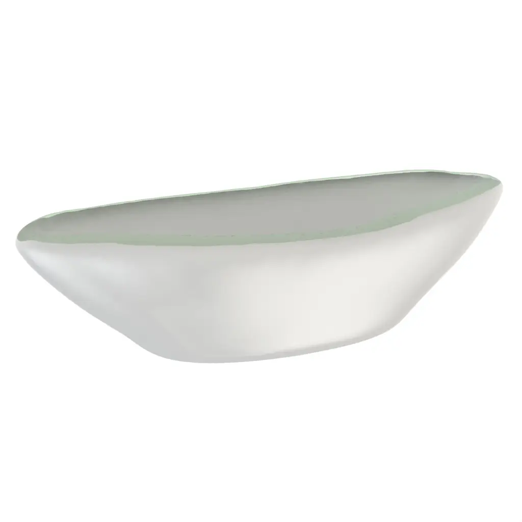 Small Condiment Bowl in Light Silver Gray - Restaurant Bowls - 3/4 View