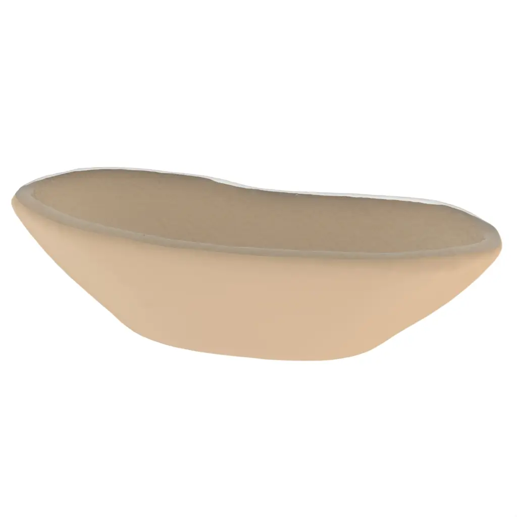 Small Condiment Bowl in Almond Beige - Restaurant Bowls - 3/4 View