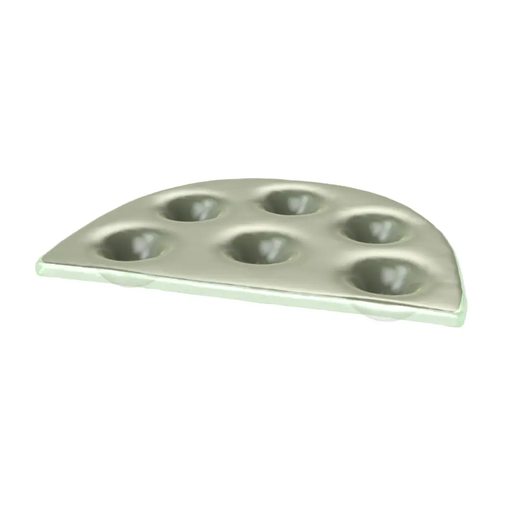 Snail Plate in Mint Green - Specialty Dinnerware - 3/4 View