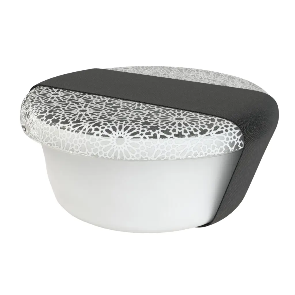 Stylish Lunchbox in Milk White - Specialty Serveware - 3/4 View
