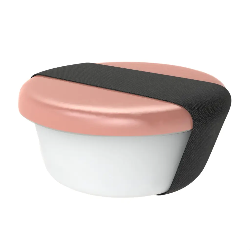 Stylish Lunchbox in Light Salmon Pink - Specialty Serveware - 3/4 View