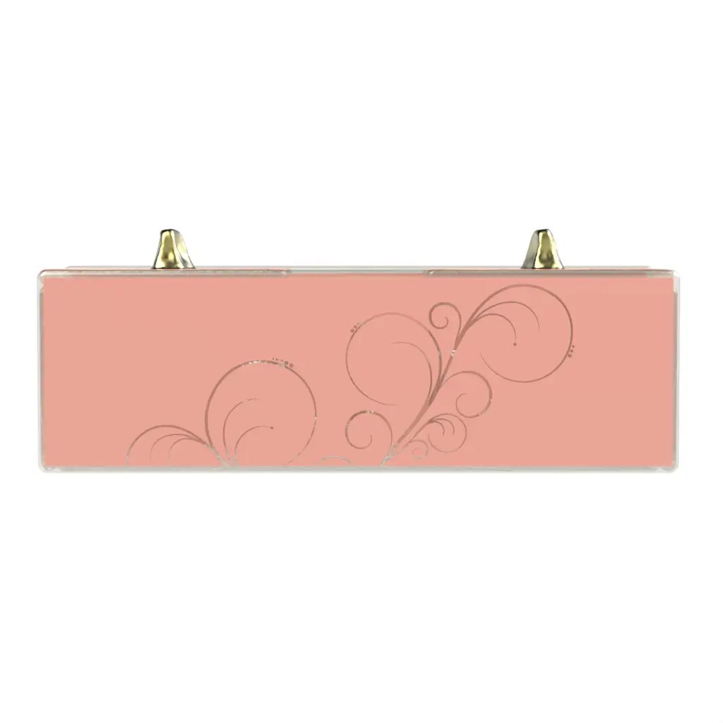 Sugar Packet Caddy in Light Salmon Pink - Afternoon Tea Ware - 3/4 View