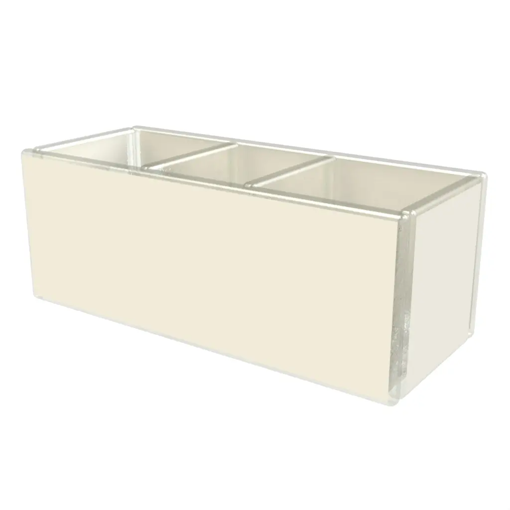 Sugar Packet Holder in Birch White - Afternoon Tea Ware - 3/4 View