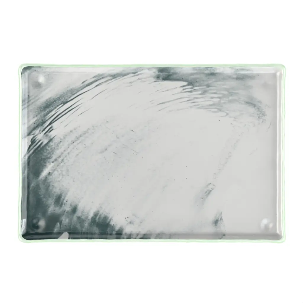 Sushi Serving Platter in Light Silver Gray - Specialty Dinnerware - 3/4 View