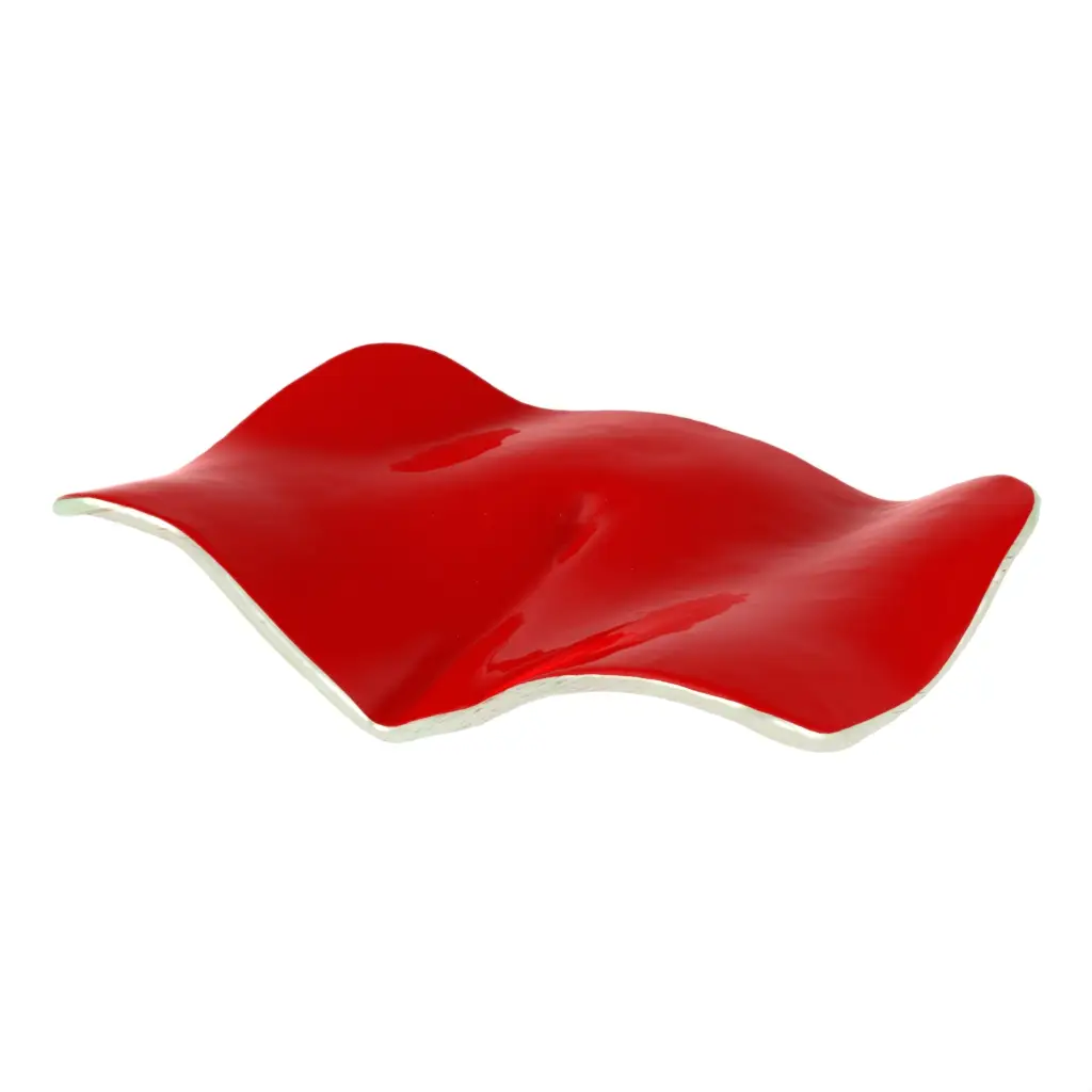 Sushi Serving Tray in Chinese Red - Specialty Dinnerware - 3/4 View