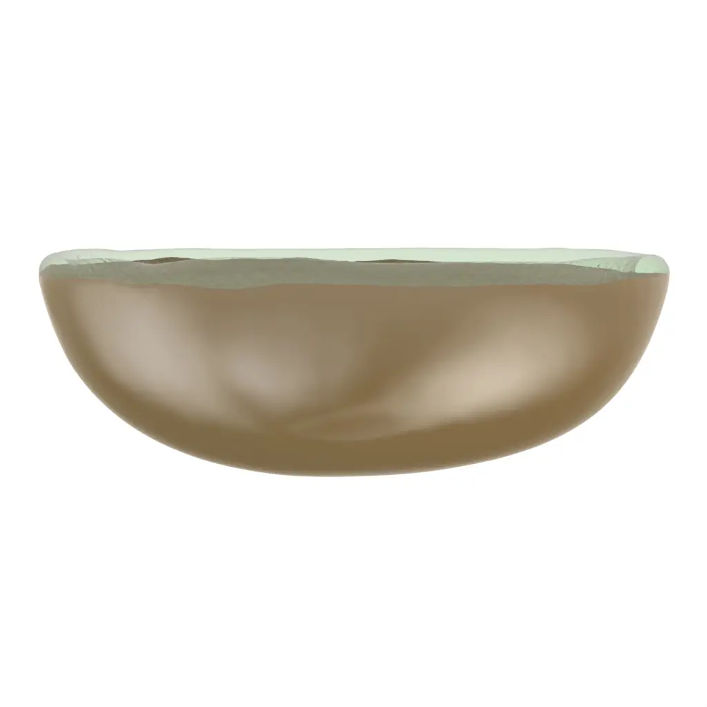 Tapas Bowl in Olive Gray - Side Plates - 3/4 View