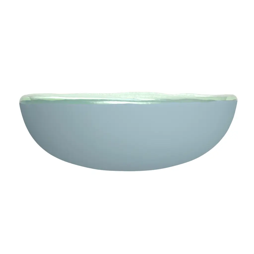Tapas Bowl in Light Blue - Side Plates - 3/4 View