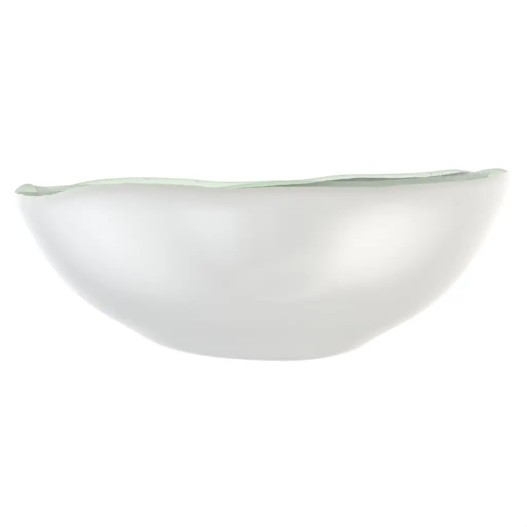 Tapas Bowl in Light Silver Gray - Side Plates - 3/4 View