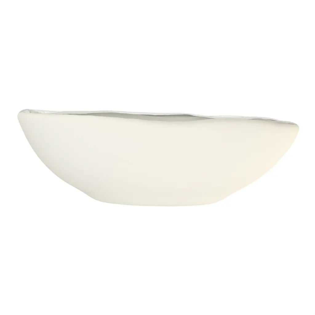 Tapas Bowl in Birch White - Side Plates - 3/4 View