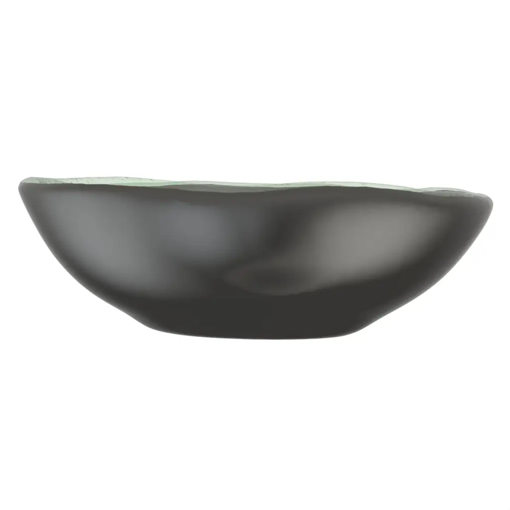 Tapas Bowl in Dark Gray - Side Plates - 3/4 View