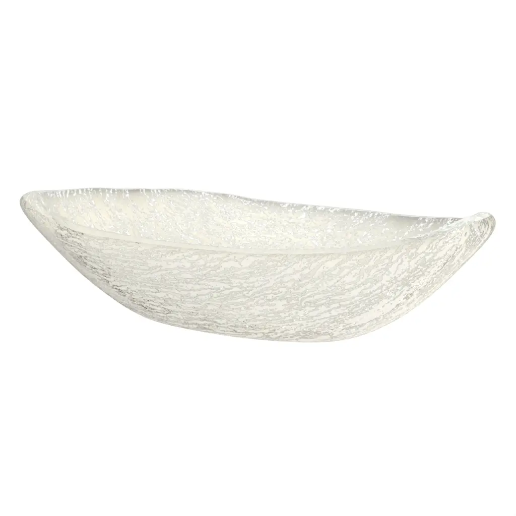 Tapas Bowl in Birch White - Side Plates - 3/4 View