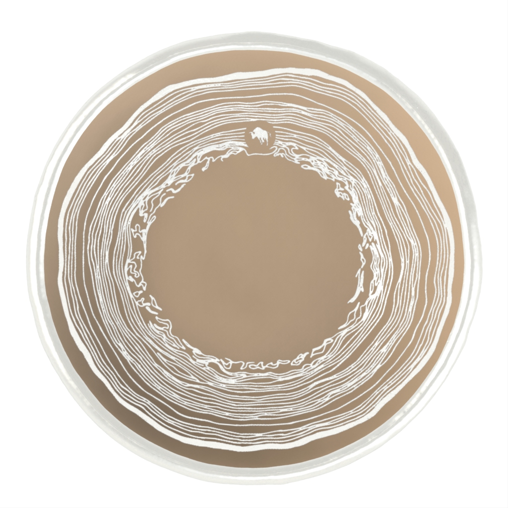 Tapas Plate in Almond Beige - Side Plates - 3/4 View