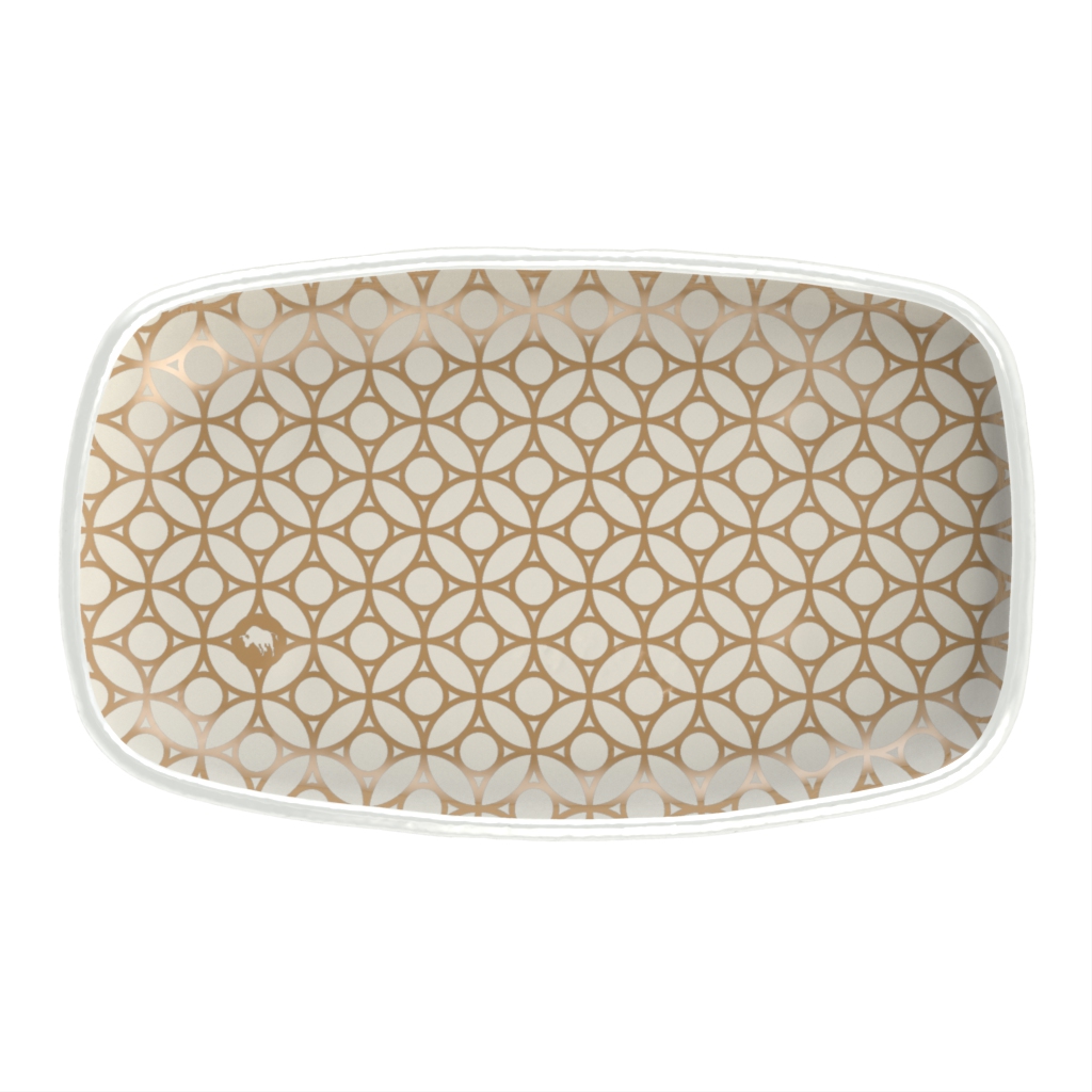 Tapas Plate in Birch White - Side Plates - 3/4 View