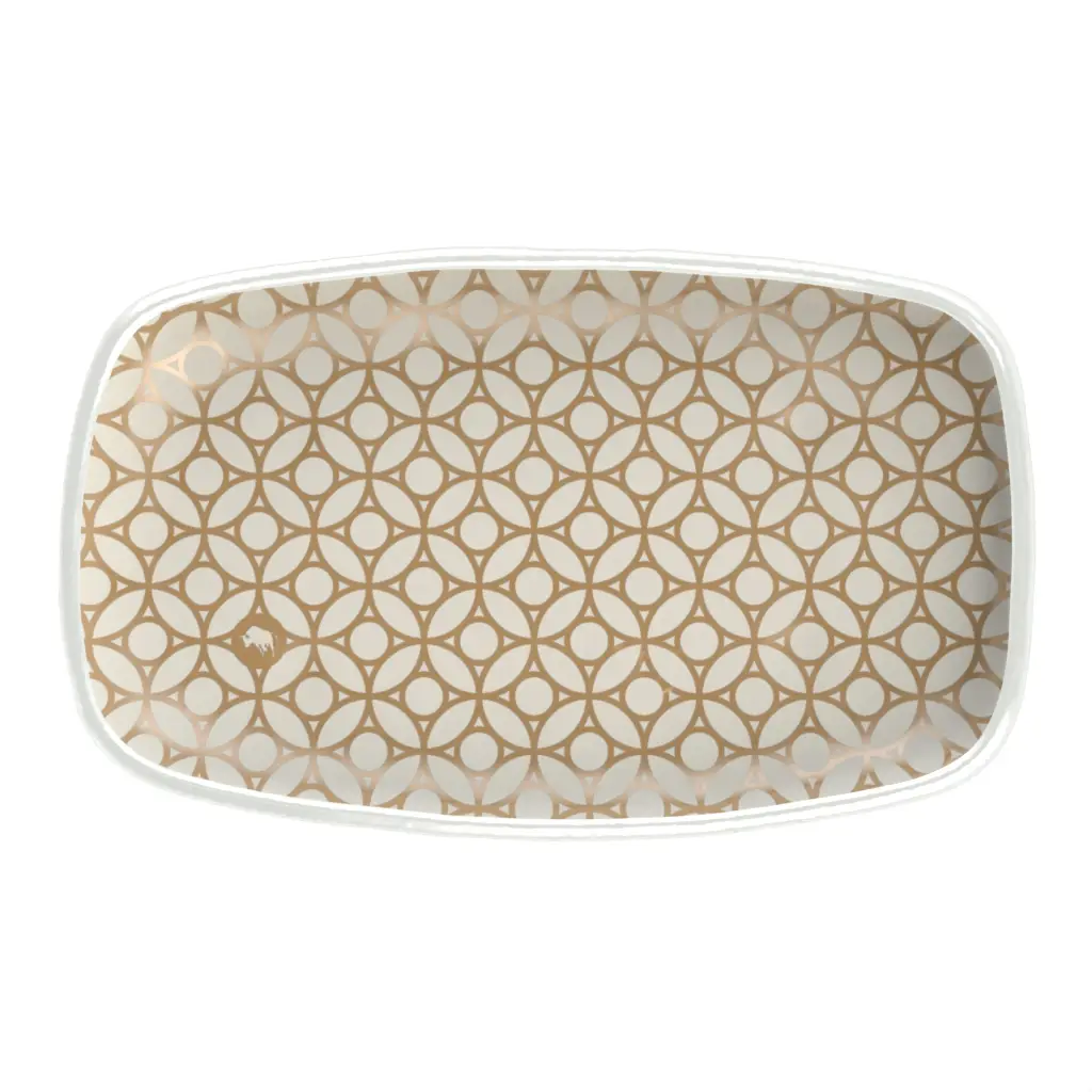 Tapas Plate in Birch White - Side Plates - 3/4 View