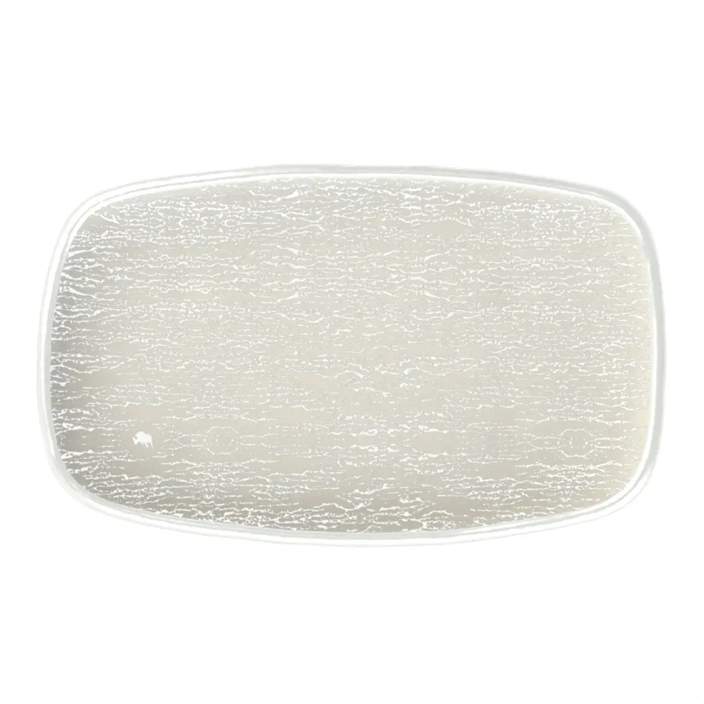 Tapas Plate in Birch White - Side Plates - 3/4 View