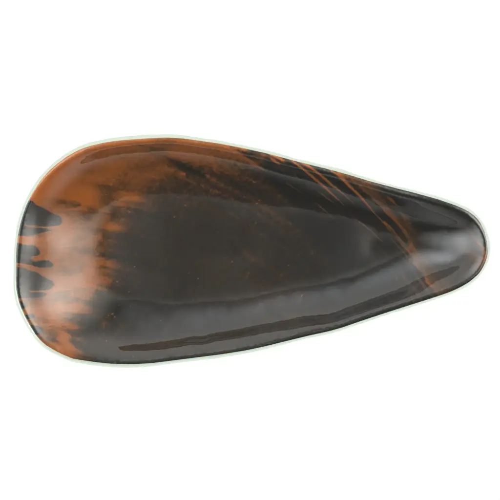 Tapas Serving Dish in Dark Gray - Side Plates - 3/4 View