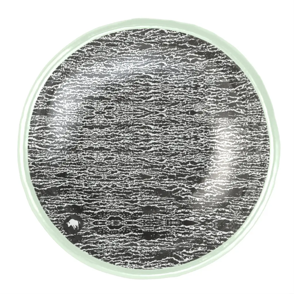 Tapas Serving Dishes - Side Plates | MyGlassStudio - 3/4 View