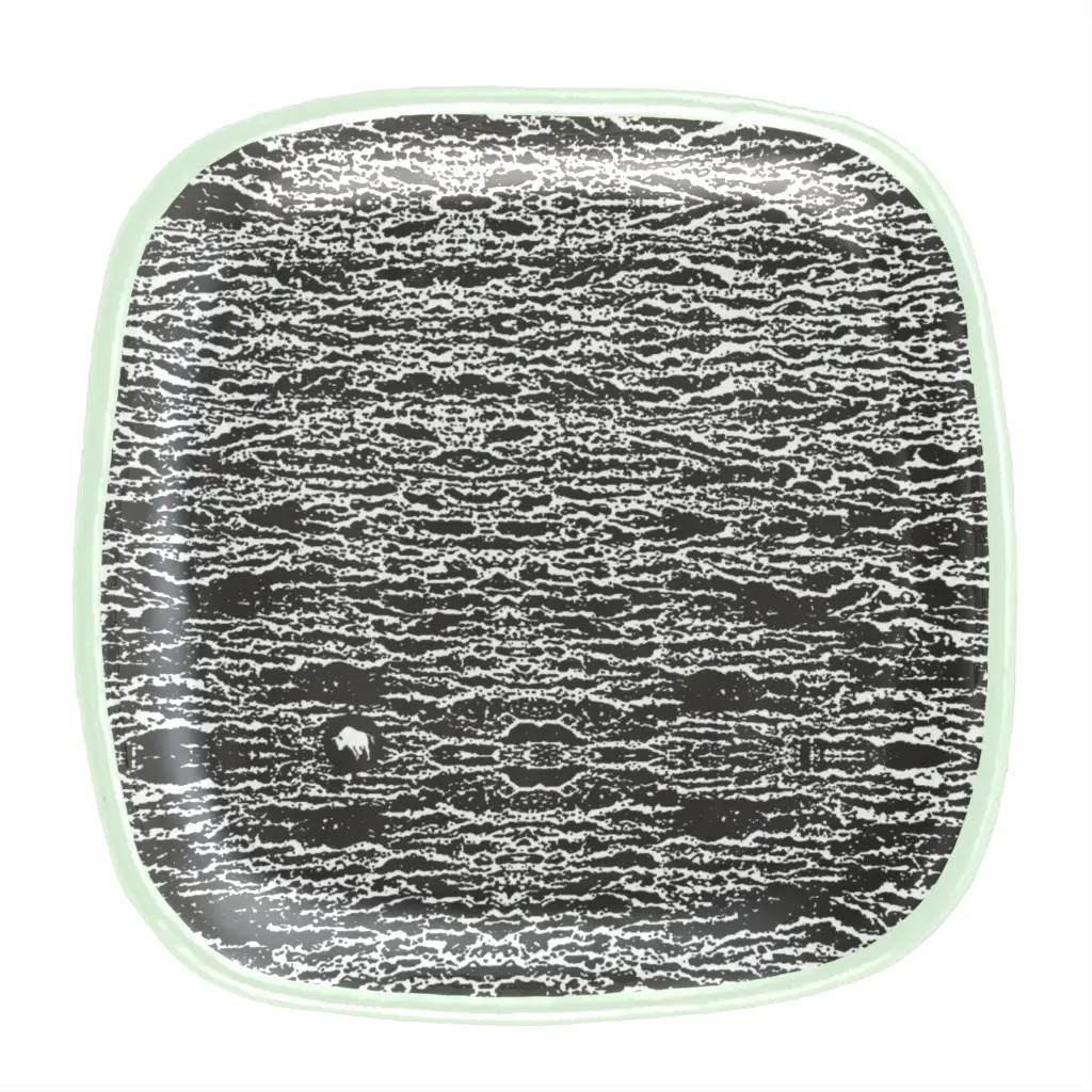Tapas Serving Dishes - Side Plates | MyGlassStudio - 3/4 View