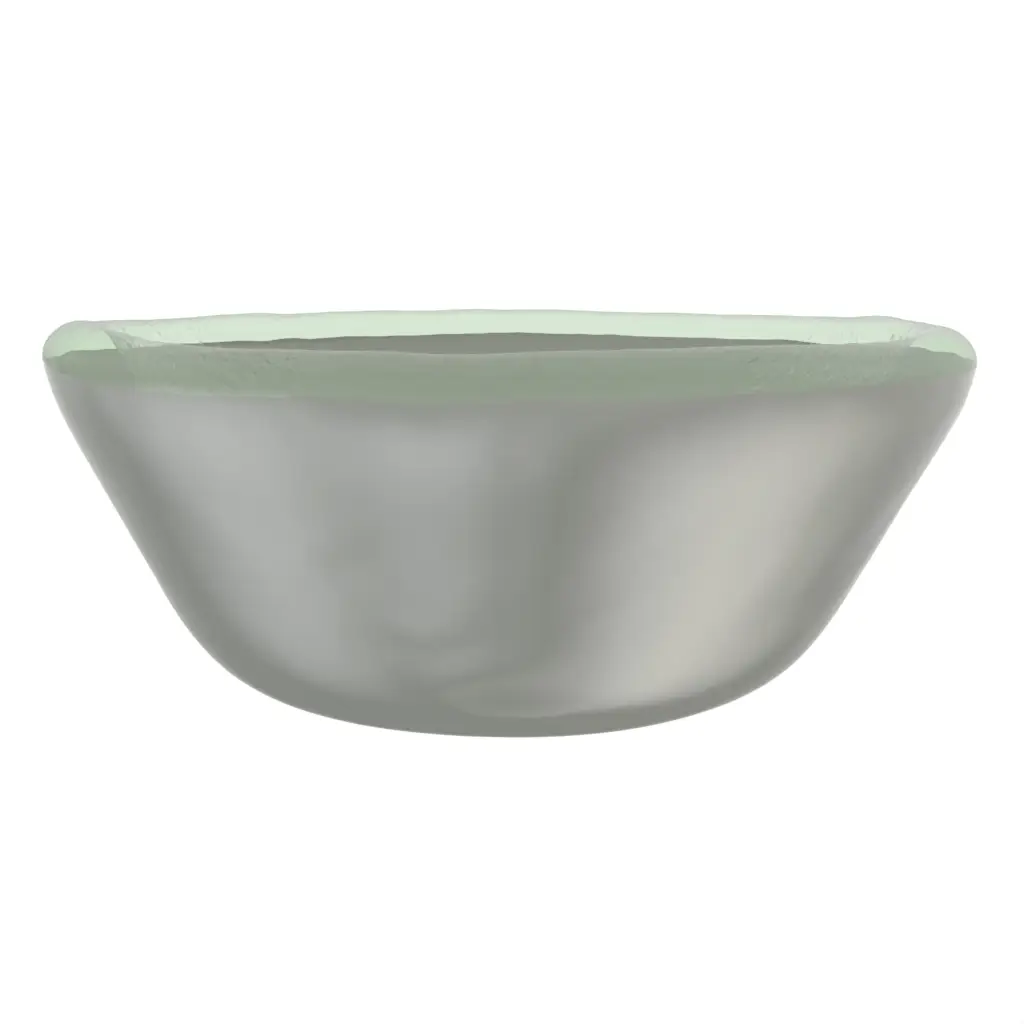 Tasting Bowl in Dark Silver Gray - Catering Serveware - 3/4 View