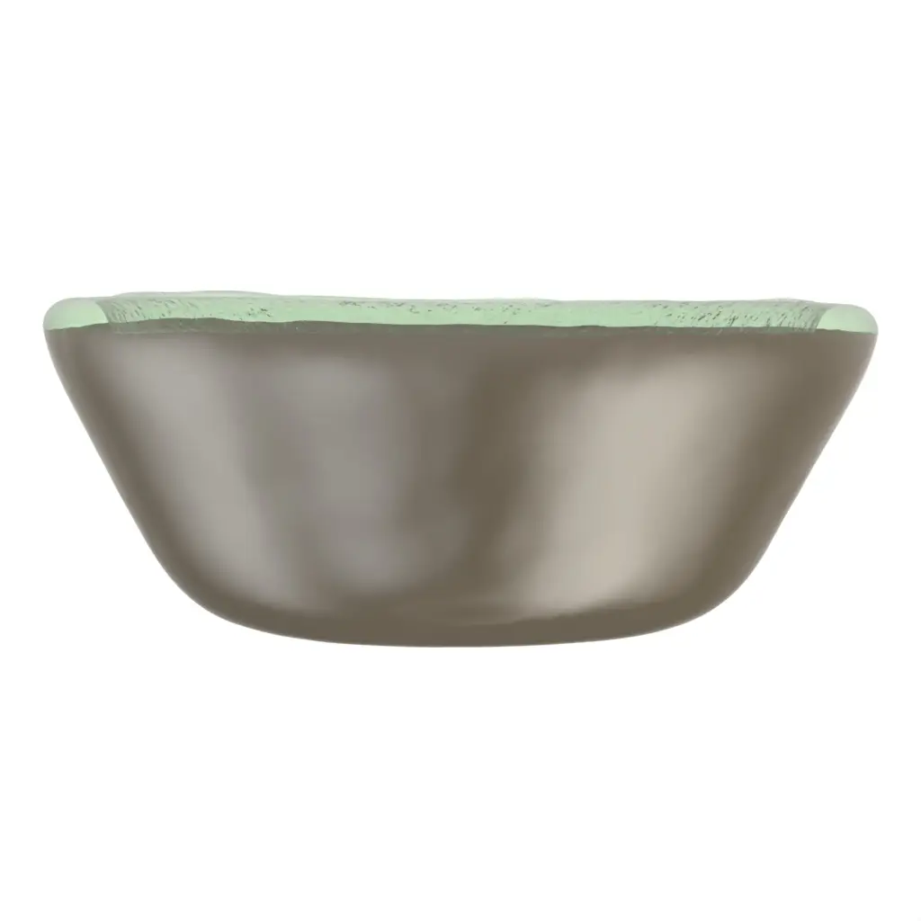 Tasting Bowl in Matte Silver - Catering Serveware - 3/4 View
