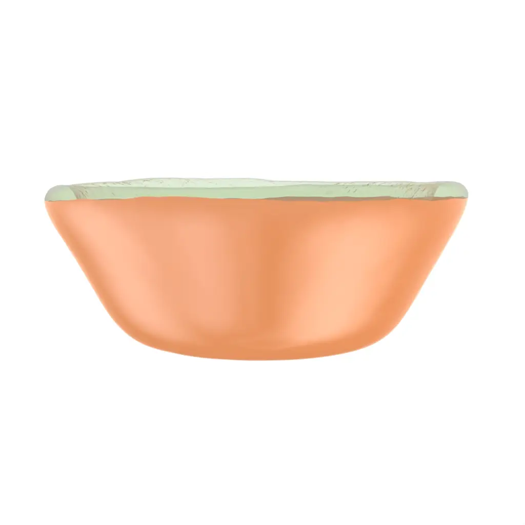 Tasting Bowl in Apricot Crush - Catering Serveware - 3/4 View