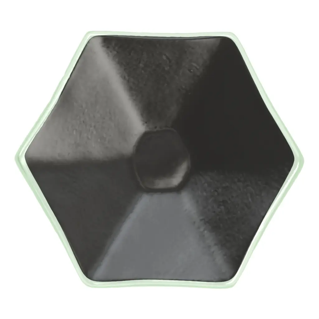 Tasting Plate in Dark Gray - Catering Serveware - 3/4 View