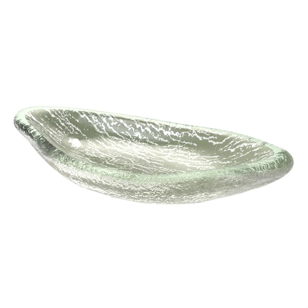 Tasting Plate in Mint Green - Catering Serveware - 3/4 View
