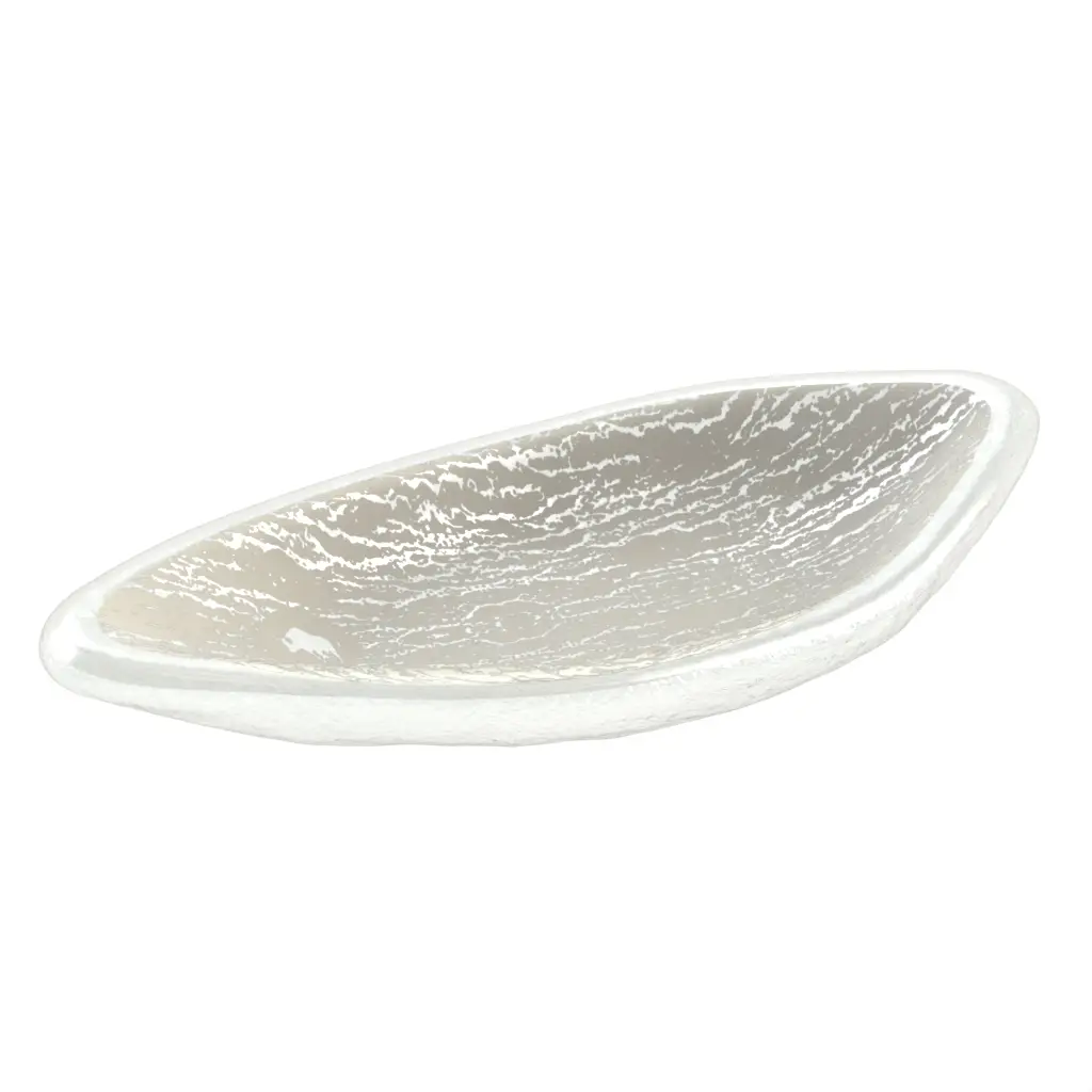 Tasting Plate in Birch White - Catering Serveware - 3/4 View