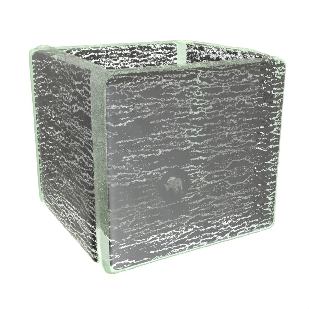 Tea Candle Holder in Dark Gray - Table Accessories - 3/4 View