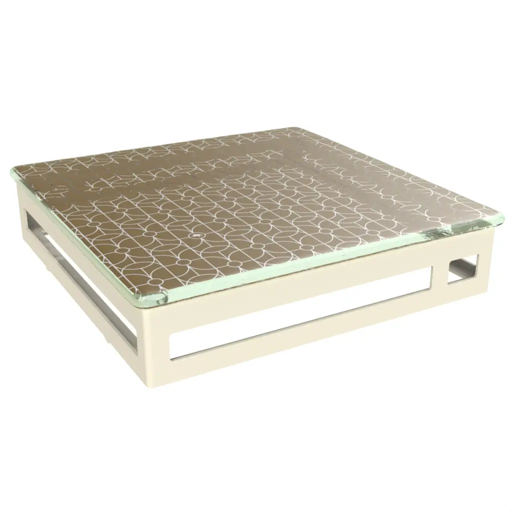 Tiered Platter in Olive Gray - Serving Stands - 3/4 View