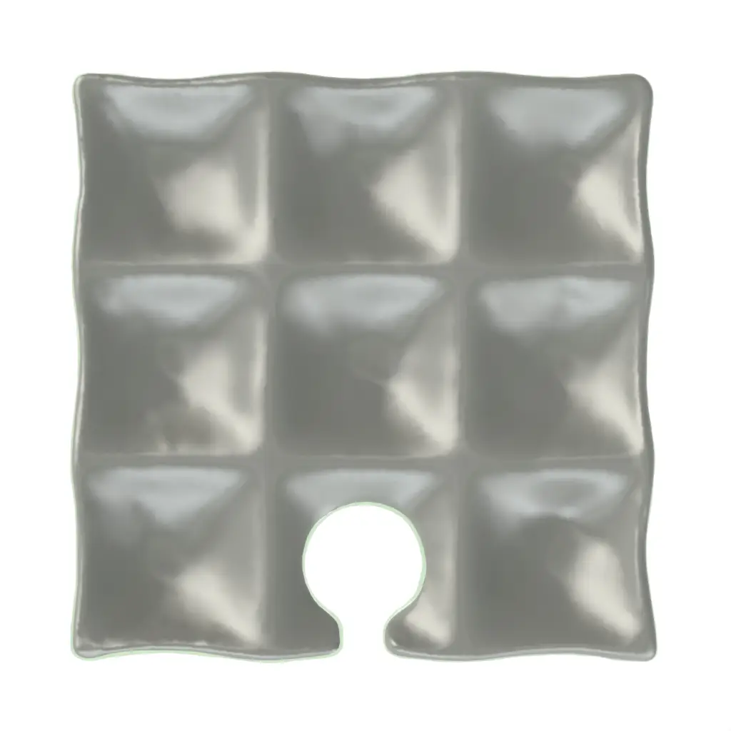 Wine Holder Plate in Dark Silver Gray - Catering Serveware - 3/4 View