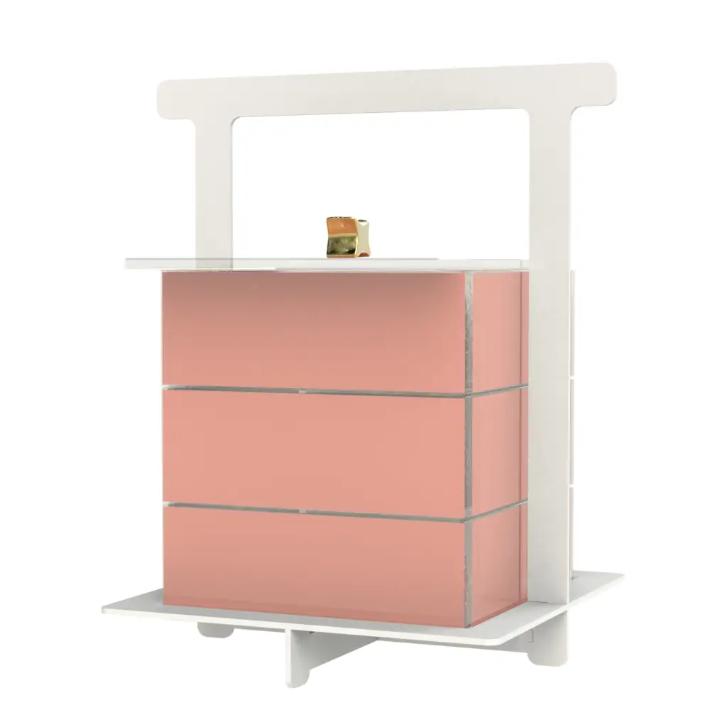 Afternoon Tea Bento Box in Milk White - Specialty Serveware - 3/4 View