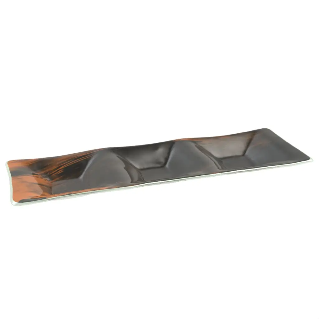 Black Fruit Bowl in Dark Gray - Welcome Amenities - 3/4 View