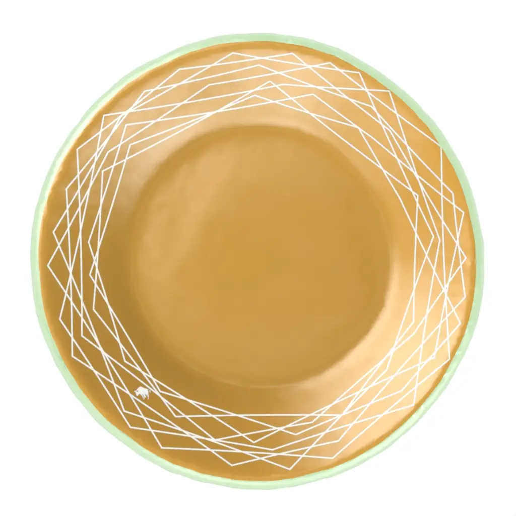Bread And Butter Plate in Matte Gold - Bread & Butter - 3/4 View