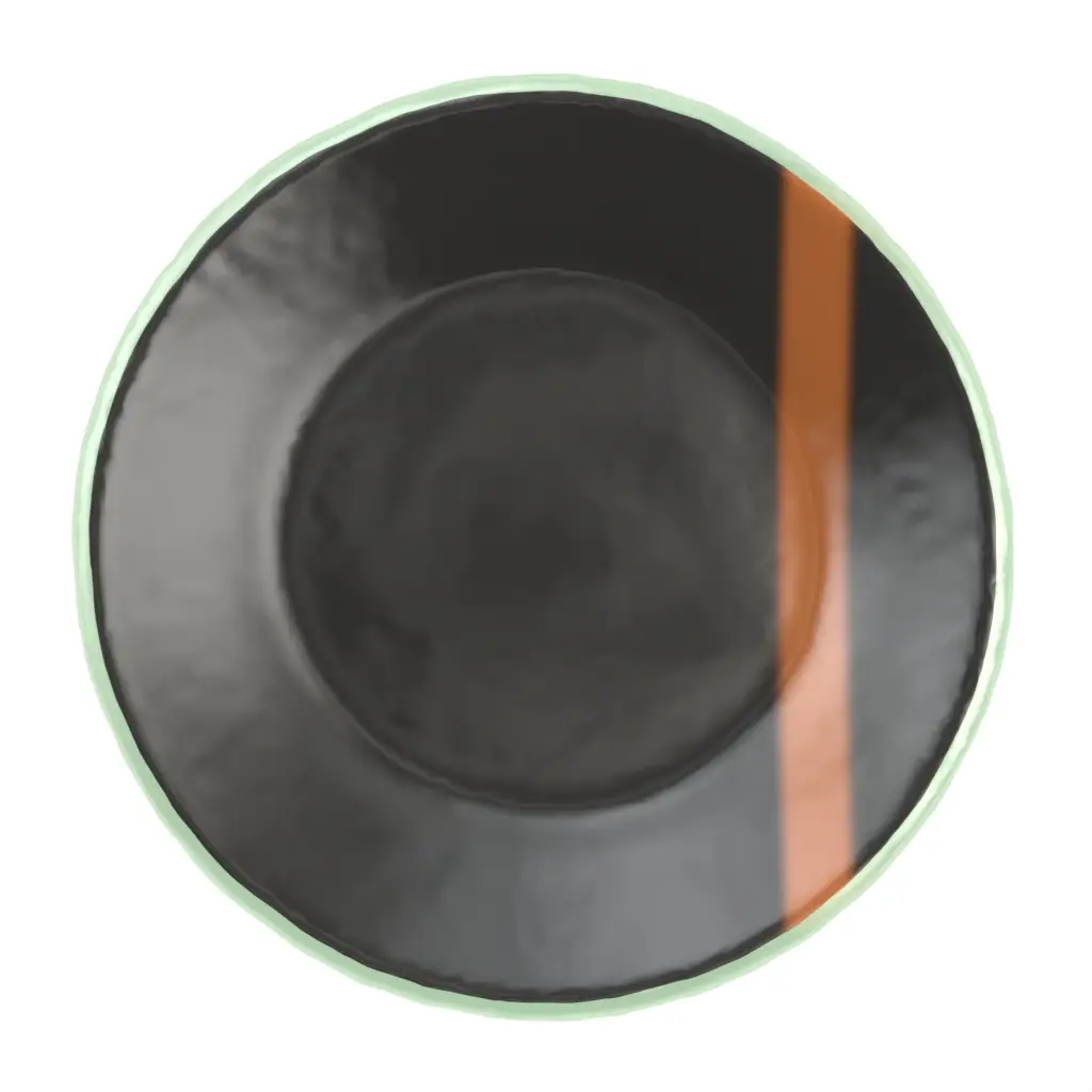 Bread Plate in Dark Gray - Bread & Butter - 3/4 View