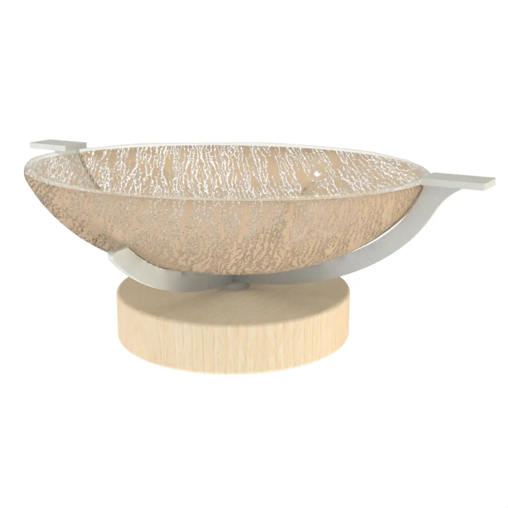 Centerpiece Bowl in Almond Beige - Welcome Amenities - 3/4 View